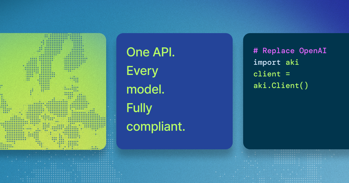 Introducing AKI.IO: The European AI API for Model Inference