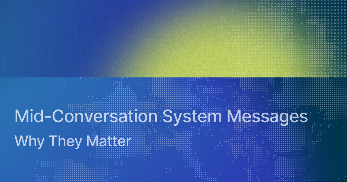 DeepSeek V4.1 Flash: Mid-Conversation System Messages: Why They Matter